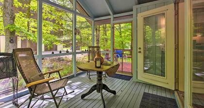 Deck & Resort Amenities: Pocono Lake Home