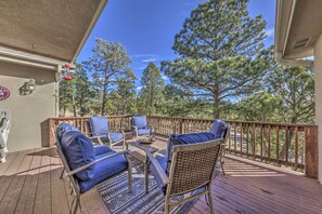 Interior - Hot Tub & Deck: Family Ruidoso Retreat! (Ruidoso)