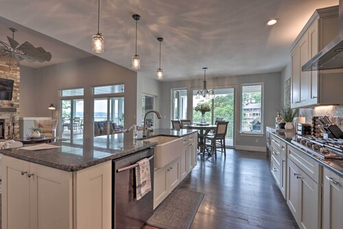 Boat Dock & Fire Pit: Luxe Osage Beach Lake House!