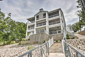 House (6 Bedrooms) | Interior - Boat Dock & Fire Pit: Luxe Osage Beach Lake House! (Osage Beach)