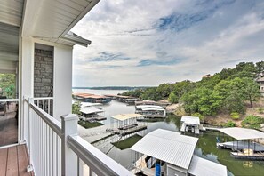 House (6 Bedrooms) | Interior - Boat Dock & Fire Pit: Luxe Osage Beach Lake House! (Osage Beach)