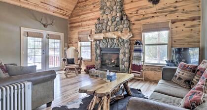 Fire Pit + Game Room: Heber-overgaard Cabin!