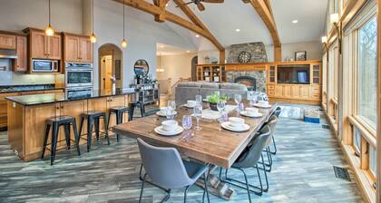 Dock, Hot Tub & Game Room: Luxe Lake Latoka Home