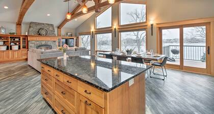 Dock, Hot Tub & Game Room: Luxe Lake Latoka Home