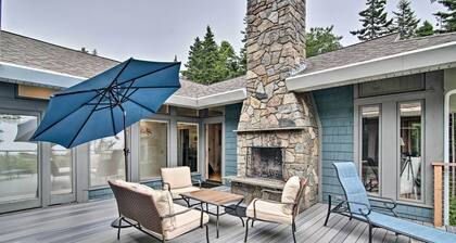 New! Quiet Coastal Getaway w/ Deck & Harbor Views!