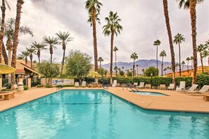 Apartment (2 Bedrooms) | Front of property - Pool & Hot Tub Access: Modern Palm Springs Condo (Palm Springs)