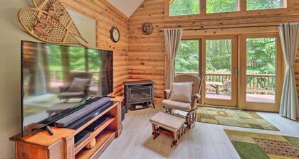 2 Decks & Fire Pit: Scenic Beech Mountain Retreat!
