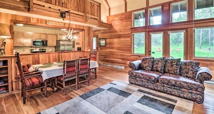 Secluded Bigfork Cabin w/ Huge Yard + Grill!