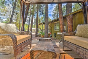House (2 Bedrooms) | Interior - Near Hiking Trails: Woodsy Pine Cabin w/ Fire Pit (Pine)