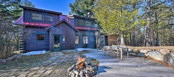 Log Cabin in Wilmington w/ New Hot Tub By Skiing!