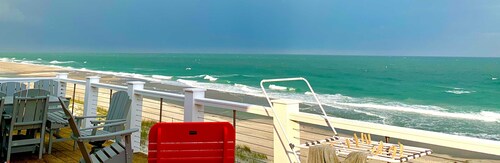 Beachfront Oasis w/ 2 Large Decks, BBQ & Views!