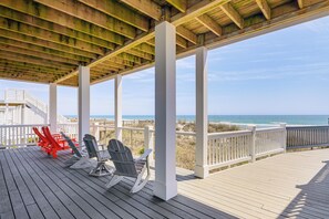 House (5 Bedrooms) | Interior - Beachfront Oasis w/ 2 Large Decks, BBQ & Views! (Holly Ridge)