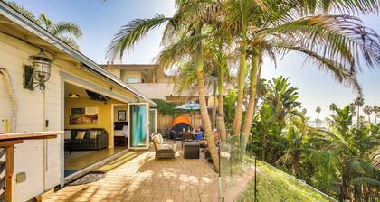 Tropical Oceanside Home w/ Deck, Walk to Beach