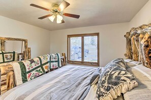 4 bedrooms, bed sheets