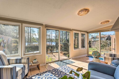 Sunny Townhome w/ Private Patio & Water Views