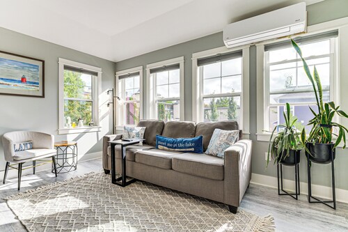 Walk to Dtwn: Charlevoix Condo w/ Fireplace