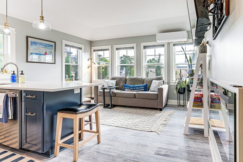 Walk to Dtwn: Charlevoix Condo w/ Fireplace