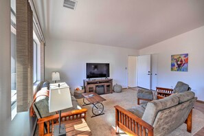 Interior - Fire Pit, Near Hiking Trails: Sedona Retreat! (Sedona)