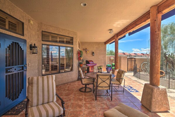 Apartment (3 Bedrooms) | Interior - Patio, Grill & Yard: Pet-friendly Lake Havasu Gem (Lake Havasu City)