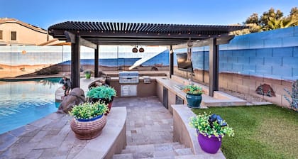 Maricopa Home w/ Swim-up Bar, Heated Pool & Slide