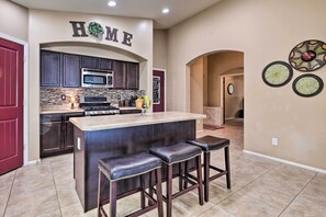 House (3 Bedrooms) | Interior - Maricopa Home w/ Swim-up Bar, Heated Pool & Slide (Maricopa)