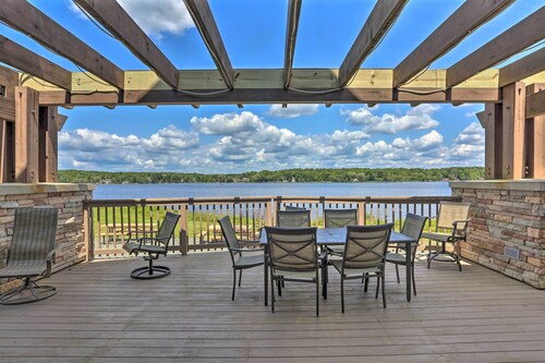 Game Room & Fire Pit: Tree-lined Pocono Lake Cabin