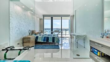 2 bedrooms, bed sheets