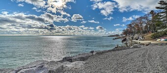 East Tawas Home w/ Patio, Lake Huron On-site