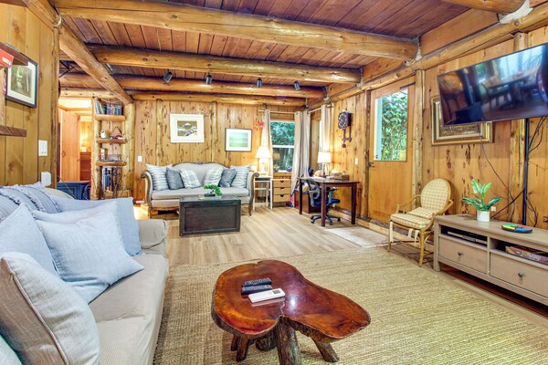 Hike To The Coast! Log Cabin On 5 Acres In Bandon - Bullards Beach, OR