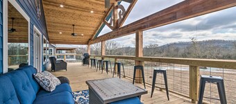 Upscale Riverfront Home w/ Beach & Fire Pit!
