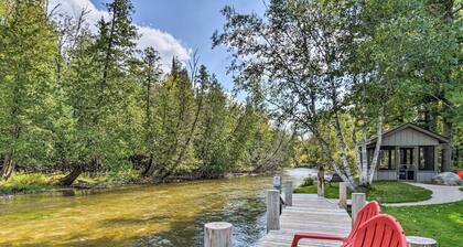 Riverfront Traverse City Cabin Near Snowmobiling!