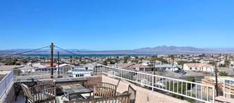 Patio, Rooftop Deck & Mtn Views: Lake Havasu Home!