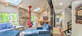 Peaceful New Market Cabin w/ Deck & Fire Pit!