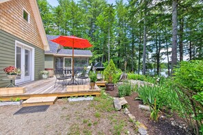 Cottage (2 Bedrooms) | Interior - Waterfront Great Pond Cottage w/ Hot Tub & Deck! (Aurora)