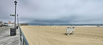 阿斯伯里公園海灘 4 街區寬敞住宅