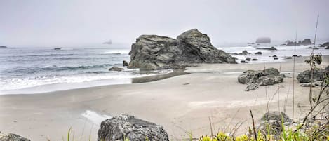 Beach towels, snorkeling