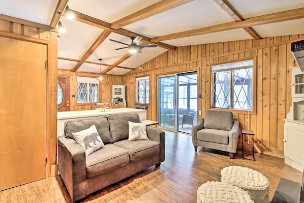 House (2 Bedrooms) | Interior - Near Skiing: Pocono Lake Cabin w/ Screened Patio (Pocono Lake)