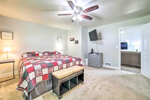 Departamento (4 Bedrooms) | 4 habitaciones, tabla de planchar con plancha y ropa de cama 