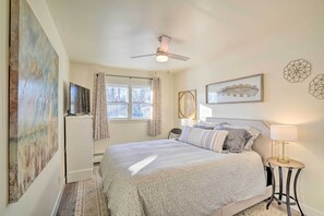 2 Schlafzimmer, laptopgeeigneter Arbeitsplatz, Bettwäsche