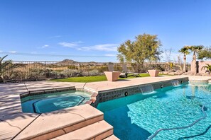 Outdoor pool - Goodyear Home: 6 Mi to Estrella Mountain Hiking! (Goodyear)