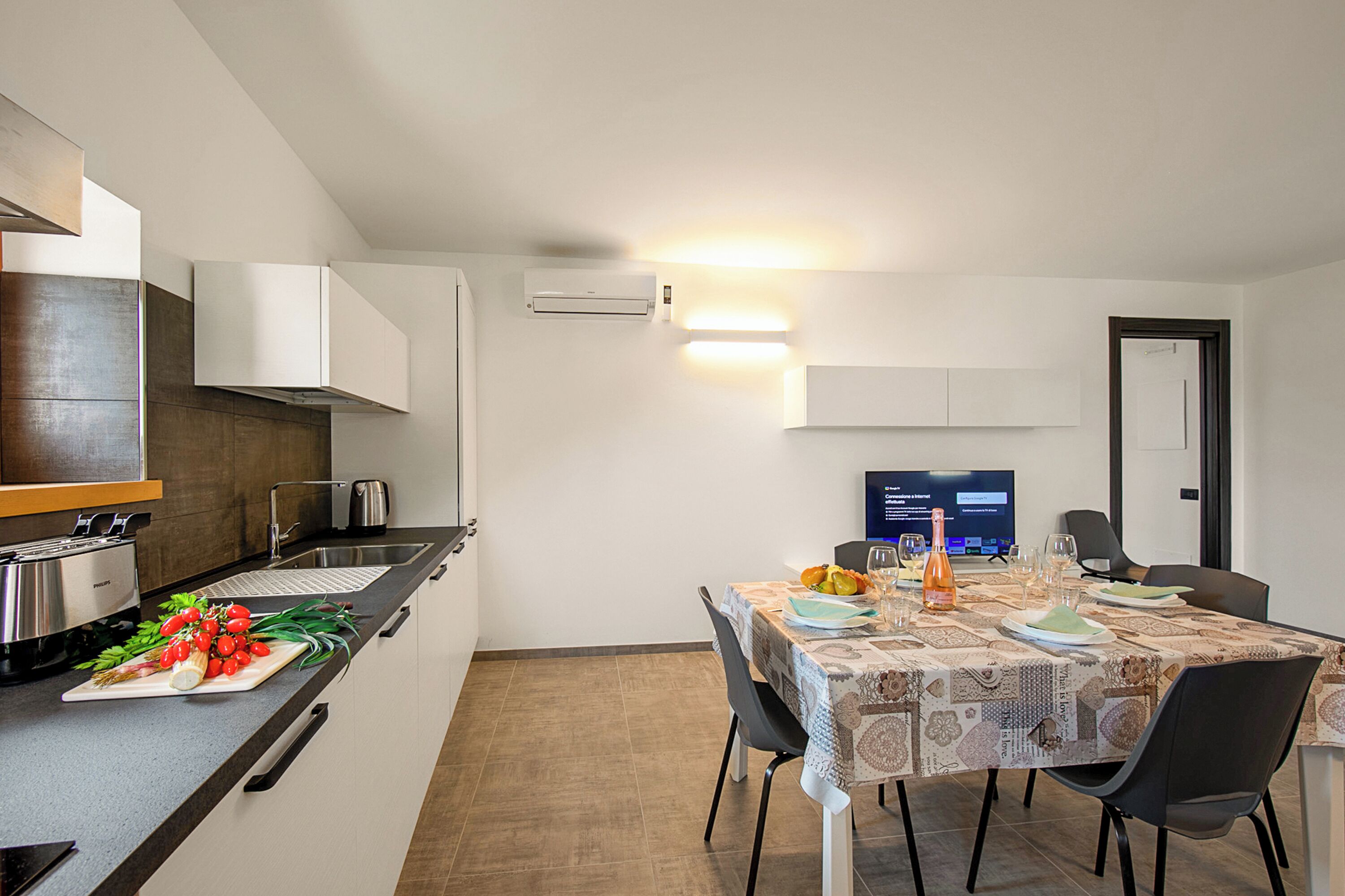 Apartemen Keluarga, beberapa kamar (Appartamento Borgo Pastoedo) | Dapur pribadi | Lemari es, microwave, oven, dan kompor