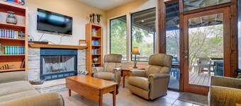 Deck & Gas Grill: Riverfront Mcqueeney Duplex