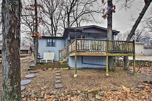 House (1 Bedroom) | Interior - Rustic Stockton Lake Cabin Half Mile to Boat Ramp! (Stockton)