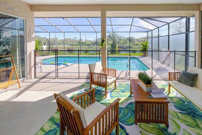 Bright & Sunny Riverview Oasis w/ Pool & Pond