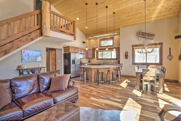 Fireplace - Rustic Mountain Sanctuary on 2+ Acres w/ Deck! (Alma)