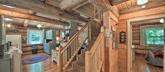 Expansive Moyie Riverfront Cabin - Pets Welcome!