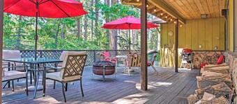 Home w/ Serene Deck in Twain Harte!
