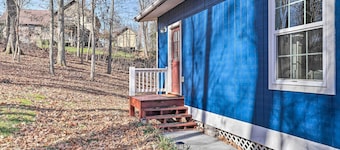 Gray Home w/ View of Boone Lake + Fire Pit!