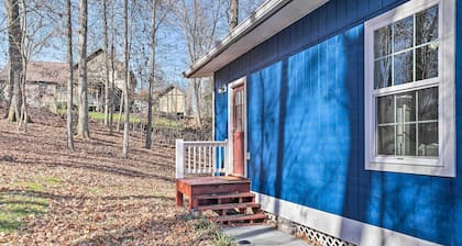 Gray Home w/ View of Boone Lake + Fire Pit!