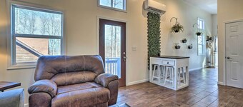 Gray Home w/ View of Boone Lake + Fire Pit!